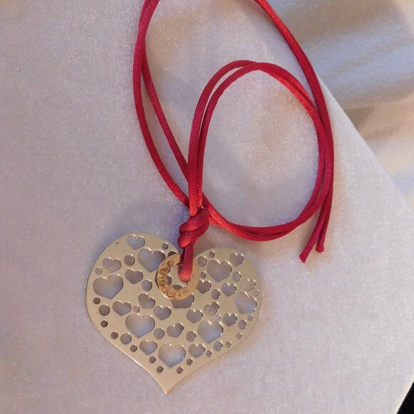 Ladies Rosato Heart Necklace - made in Italy - Picture 2 of 2